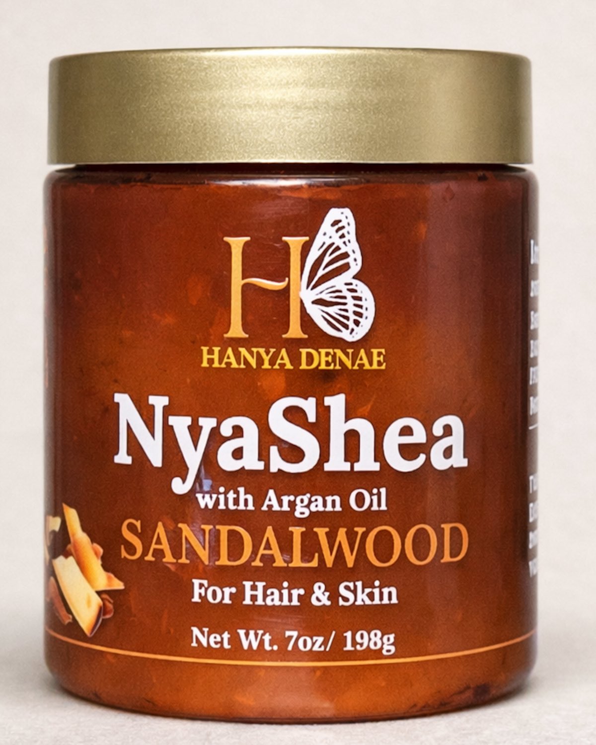 NyaShea Whipped Shea Butter (Hair + Skin) Sandalwood
