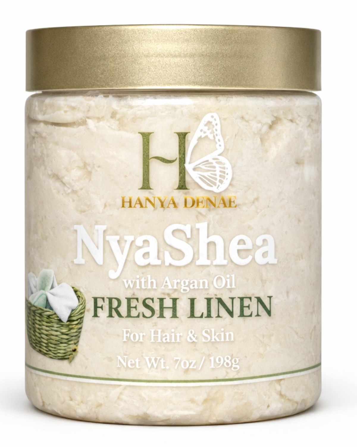 NyaShea Whipped Shea Butter (Hair + Skin) Fresh Linen